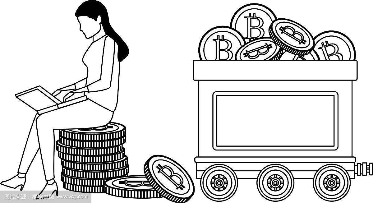A sprawling Bitcoin mining farm with rows of state-of-the-art Bitcoin mining machines